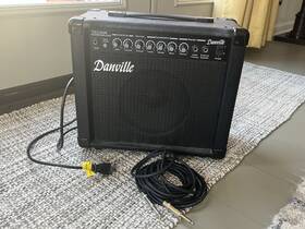 Danville 5005957 Tec20r Overdrive Reverb Guitar Amplifier 120v 40w 60hz Serial#5005957