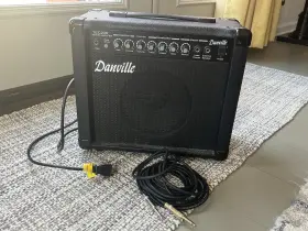5005957 Danville Tec20r Overdrive Reverb Guitar Amplifier 120v 40w 60hz Serial#5005957