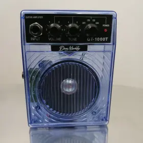 Gt-1000t Dean Markley Micro Guitar Amp Amplifier 3 Watt Translucent Purple Wclip