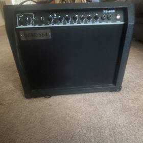 Demusea Yq-40b 40w Solid State 2-channel 1x Speaker Guitar Practice Amp