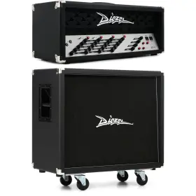 Vh4head212stk Diezel Vh4 100-watt 4-channel Tube Head With 200-watt 2x12 Cabinet