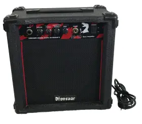Db-20 Dinosaur Rare Bass Practice Amplifier With 3 Channel Eq Headphone Output
