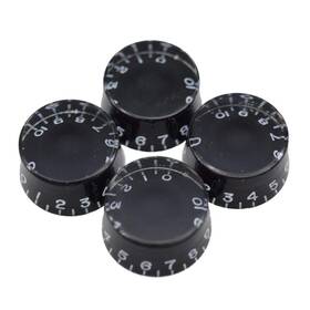Dopro 2xk1533-bk-dopro 4pcs Usa Imperial Lp Guitar Speed Dial Knobs 24 Pack Of 4 Black-1