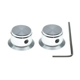 Dopro 2xk1827-silver-dopro 2-pack Set Screw Style Aluminium Pack Of 2 Silver Without Indicator