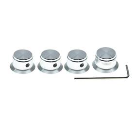 Dopro 4xk1827-silver-dopro 4-pack Set Screw Style Aluminium Pack Of 4 Silver Without Indicator