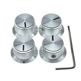 Dopro 4xk1828-silver-dopro 4-pack Set Screw Style Aluminium Pack Of 4 Silver With Indicator
