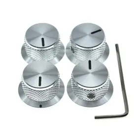4xk1828-silver-dopro Dopro 4-pack Set Screw Style Aluminium Pack Of 4 Silver With Indicator