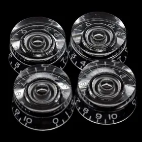 K1643-dopro Dopro Pack Of 4 American Spec Lp Guitar Clear With White Number