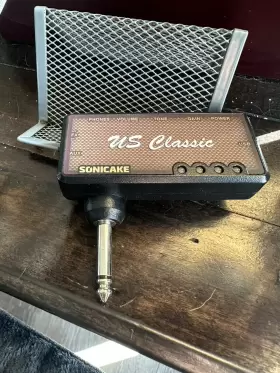Qap-01 Drive Sonicake Amphonix Brit Plug-in Usb Chargeable Pocket Guitar Amp