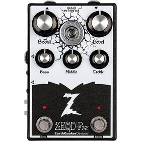 Earthquaker Devices Eqdzeqdv1usa Zeqd-pre Tube Preamp Pedal - Black And White