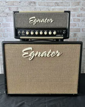 Rebel-20 Egnater Head And Tweaker 112x Cabinet - Black Tan
