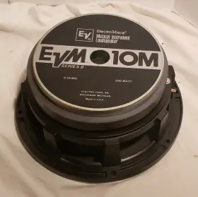 Evm-10m Electro Voice Nos Rare Vintage 10 Inch Electro-voice Ev Evm 10m Guitar Pa Speaker Box Fender Amp