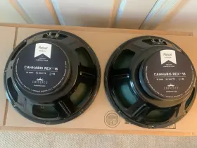 Eminence 796152459574 Pair Patriot Cannabis Rex 12 Inch Lead Rhythm Guitar Speaker 16 Ohm 50w