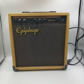 Epiphone Ep-800r Rare Guitar Amplifier 8 Inch Speaker Tweed 15w Practice Amp Yello