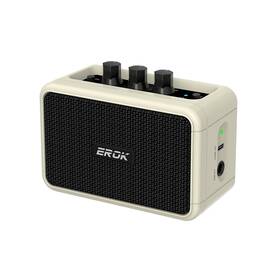 Erok Ek-ag-04-beige Ag-04 Mini Electric Guitar Amp 5w Practice Amplifier With Clean And