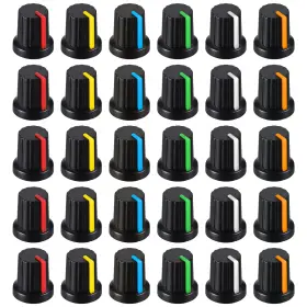 620315 Euphhonycs 1 Abarytha 30 Pcs 6mm Knurled Shaft Red Blue White Yellow Orange Green