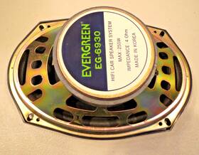Evergreen Eg-6930 The 3-way Hifi Two Car Speakers. 250w 4 Ohm