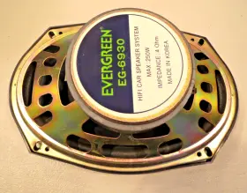 Eg-6930 Evergreen The 3-way Hifi Two Car Speakers. 250w 4 Ohm