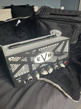 Evh 2256010000 5150 Iii Lbx Ii 15w Guitar Tube Amp Head White With Case And Footswitch