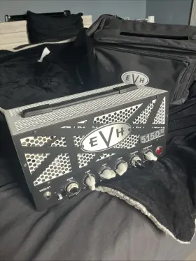 2256010000 Evh 5150 Iii Lbx Ii 15w Guitar Tube Amp Head White With Case And Footswitch