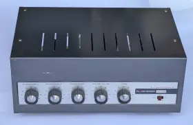 Fma-20 Fanon-masco Vacuum Tube P.a. Amplifier Pa Amp Mono Phono Microphone X2