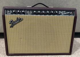 Fender 00007176690755048580 65 Deluxe Reverb - 22w 1x12 Tube Combo Limited Edition Red Jensen