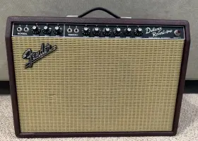 00007176690755048580 Fender 65 Deluxe Reverb - 22w 1x12 Tube Combo Limited Edition Red Jensen