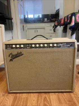 006544 Fender Rare 1995 Inch Custom Vibrolux Reverb Amp In Limited Edition Blonde Cover