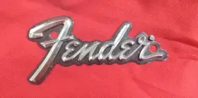 011298 Fender Metal Logo P/n Vintage