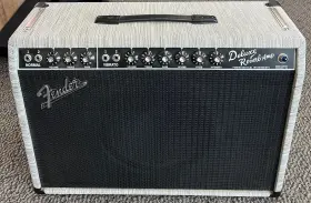 0217400992 Fender Fsr Edition 65 Deluxe Reverb Amp Chilewich Chalk Celestion Creamback
