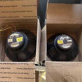 Fender 023010 Jensen Musical Instrument Loudspeakers Matched Set From 67 Twin Reverb
