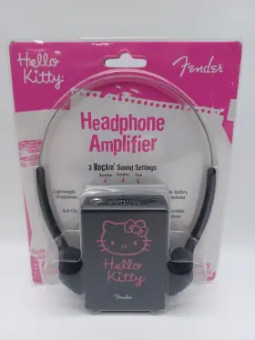 097-1200-000 Fender Hello Kitty Headphone Guitar Amplifier Brand New Rare