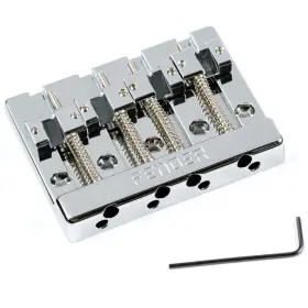 0994407000 Fender Himass 4-string Bass Bridge Assembly With Zinc Saddles Chrome