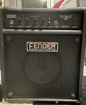 15874 Fender Rumble 15 15w Solid State Combo Bass Amplifier 15874 Fender Rumble 15 15w Solid State Combo Bass Amplifier