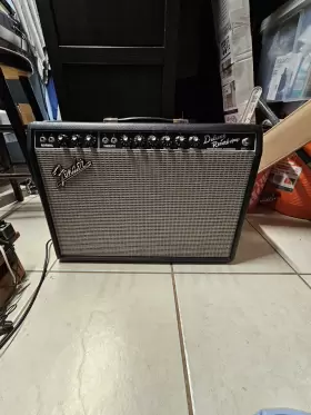 Ft65 Fender 197881076504 Vintage Reissue Deluxe Reverb Guitar Combo 22w Black Rf