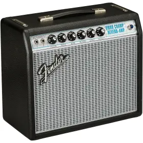 Ft68 Fender 197881332433 Custom Vibro Champ Reverb 5w 1x10 Guitar Combo Amp Rf