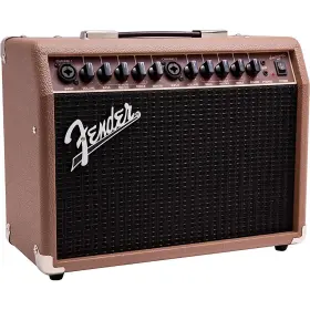 Fender 197881396077 Acoustasonic 40 40w 2x6.5 Acoustic Guitar Amplifier Brown Rf
