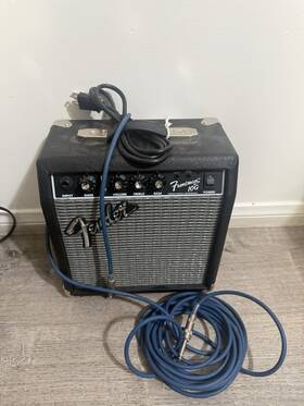 Fender 23071373 Frontman 10g 28-watt Guitar Amplifier - Black Euc With Connection