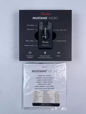 2311300000 Fender Mustang Micro Electric Guitar Headphone Modeling Amplifier #2311300000