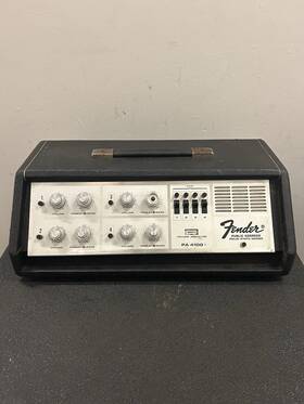 Fender 4100-x 1966 Model Pa System Head Vintage Rare