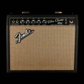 60fen075 Fender Vintage 1967 Vibro Champ Guitar Amp Combo With Cover