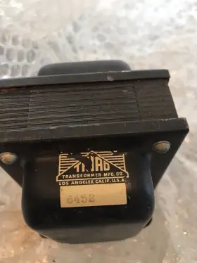 6452 Fender Triad Transformer Tweed Deluxe 1940s Or 1950s
