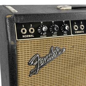 Fender 65dlxrvb Deluxe Reverb 1965 Blackface Combo Used