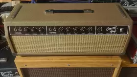 6g12-a Fender Concert Brownface 40-watt Head 1961 - Brown