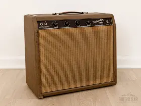 6g2-a Fender 1962 Princeton Brown Panel Vintage Tube Amp With Oxford 10j4 Cover