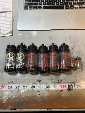 Fender 6gf7 Guitar Amp Tubes Gt 6l6 12ax7 Ecc83 Condition Unknown