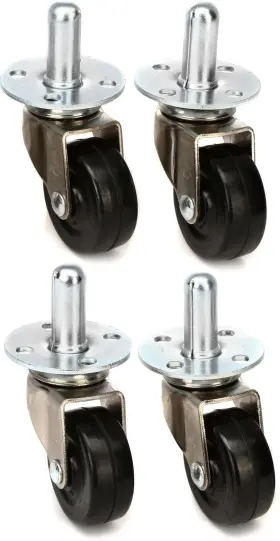 Fender 717669448769 Pop-in Amplifier Casters 4-pack