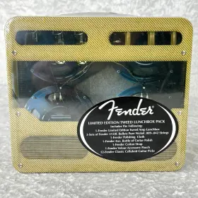 Fender 717669524166 Vtg Nos Limited Edition Tweed Lunchbox Pack Sealed Loaded Up With Extras