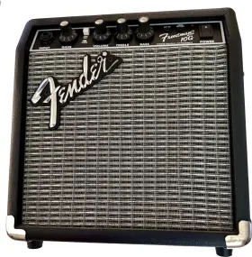 8508 Fender Frontman 10g 10w Guitar Combo Amplifier Amp Black/silver 120v 4-ohm