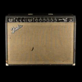 85fen073 Fender Vintage 1966 Pro Reverb Guitar Amp Combo With Footswitch